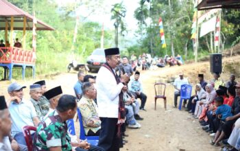 Jalan Baru 2,3 Km ke Banjar Malayu Rampung, Bupati Madina Resmikan