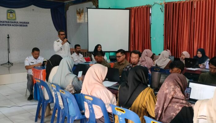Peukan Bada dan Darul Imarah Gelar Penginputan Program Masyarakat