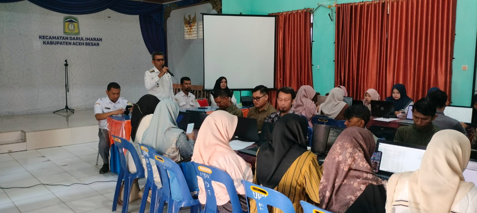 Peukan Bada dan Darul Imarah Gelar Penginputan Program Masyarakat