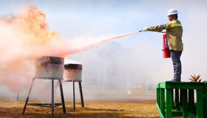 Peringati Bulan K3 Nasional, Inalum Simulasikan Pemadaman Kebakaran