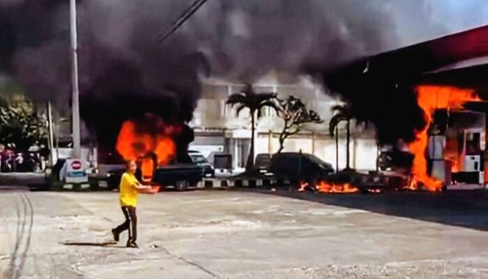 Mesin Pompa SPBU MIKO Sigli Terbakar, Warga Panik