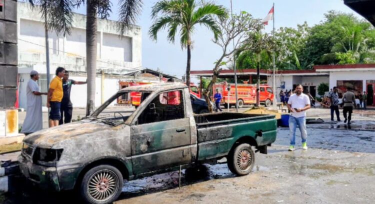 Pasca SPBU Sigli Terbakar, Warga dan Satu Mobil Jadi Korban