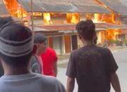 Enam Rumah Hangus Terbakar di Kampung Bukit Kebayakan, Aceh Tengah