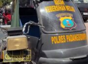 Polres Padangsidimpuan Luncurkan Becak Kebersihan Masjid