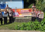 Polsek Darul Imarah Sosialisasi Dan Pasang Spanduk Cegah Karhutla