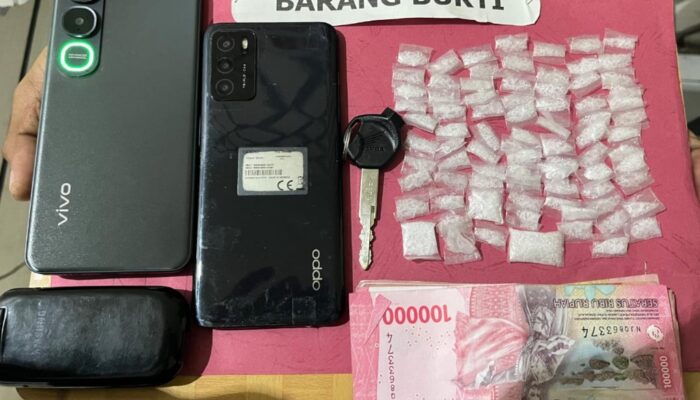 Polres Nagan Raya Bongkar Jaringan Narkoba, Puluhan Paket Sabu Diamankan
