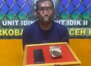 Subuh Digerebek, Petani Di Manggeng Abdya Simpan Ganja 6,21 Gram