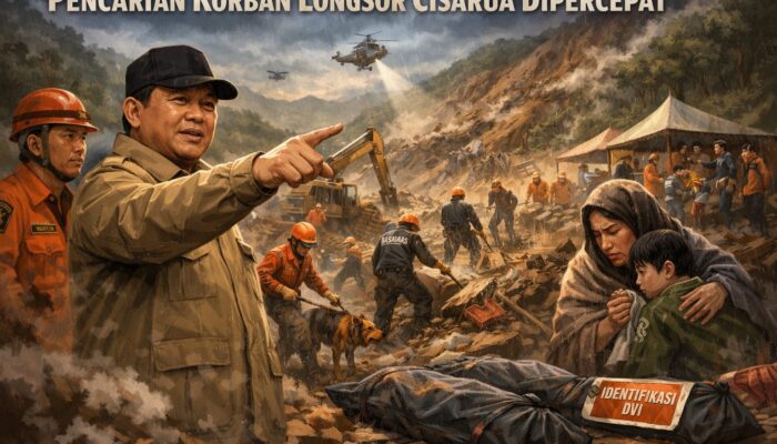 Presiden Minta Pencarian Korban Longsor Cisarua Dipercepat