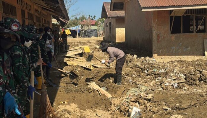 Aksi Para Taruna: SD, Pasar, hingga Tempat Ibadah, 16 Lokasi Penting di Aceh Tamiang Dibersihkan