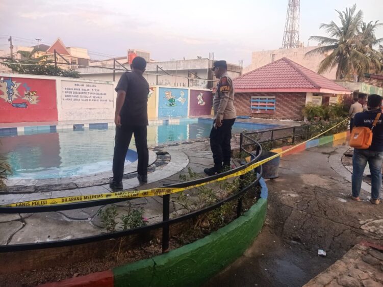 Anak 5 Tahun Tewas Tenggelam di Kolam Renang Water Park Hotel Pia Pandan, Polres Tapteng Selidiki