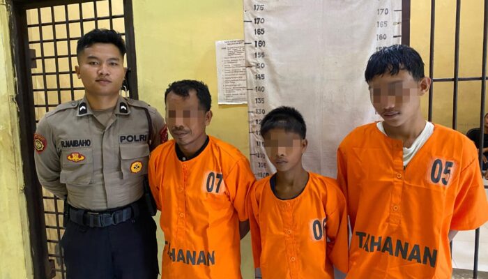 Polres Tapteng Tangkap 3 Terduga Penjarahan Swalayan Saat Bencana, Kerugian Rp4 Miliar