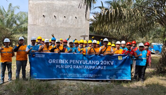 Tingkatkan Keandalan Listrik, PLN UP3 Rantauprapat Lakukan Grebek Penyulang