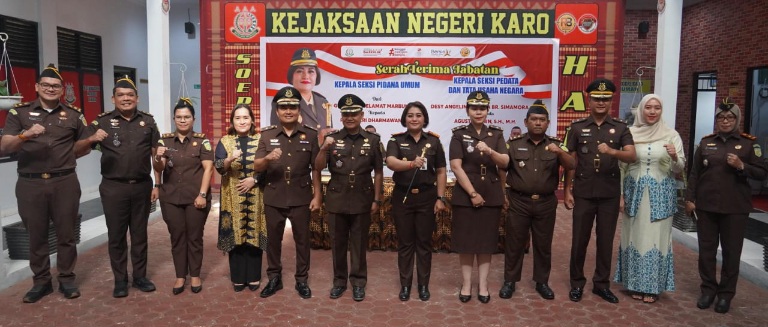 Sertijab Kasi Pidum Dan Kasi Datun Berlangsung Khidmat