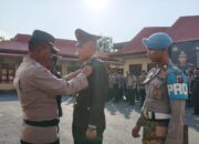 Polres Sibolga Gelar Upacara Penganugerahan Satyalencana Pengabdian dan Bintang Bhayangkara Nararya