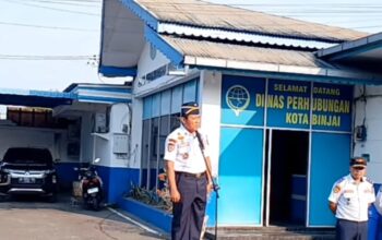 Apel Gabungan Dishub Binjai, Rangkai Perpisahan Kepala Seksi Lalu Lintas
