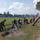 PLN IP UBP Bersama Forkopimcam Gotong Royong Bersihkan Lapangan Bola Ketapang