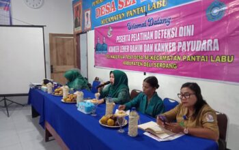 PKK Kecamatan Pantai Labu Lakukan Penyuluhan IVA Test dan Kanker Payudara