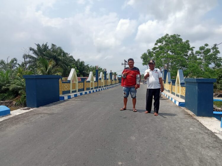 Jembatan Penghubung Rampung, Warga Desa Sei Tuan Ucapkan Terima Kasih Kepada Bupati Deliserdang