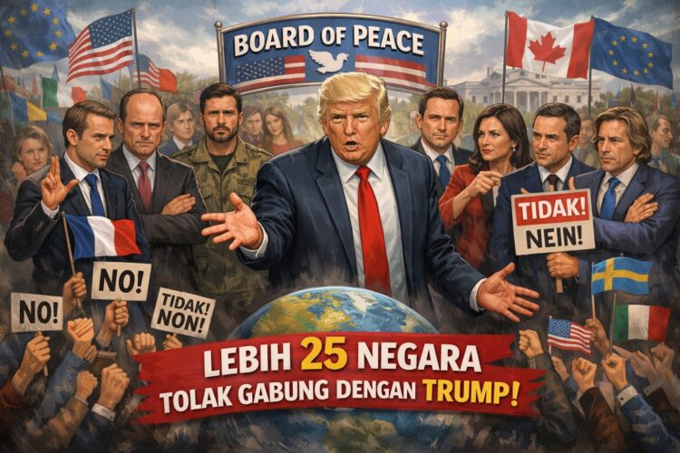 Lebih 25 Negara Tolak Gabung Dengan Trump