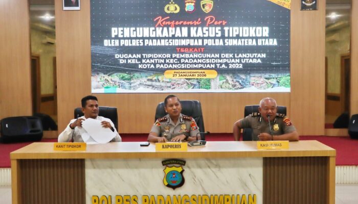 Kadis Perkim Padangsidempuan Jadi Tersangka Korupsi Proyek Torjam 2022, Kerugian Rp2,1 Miliar