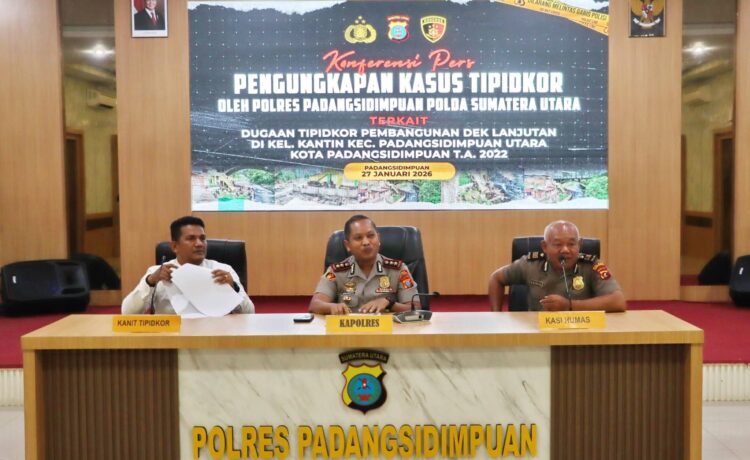 Kadis Perkim Padangsidempuan Jadi Tersangka Korupsi Proyek Torjam 2022, Kerugian Rp2,1 Miliar