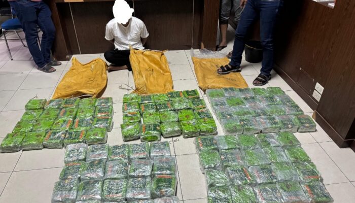 Bea Cukai Dan BNN Gagalkan Penyelundupan 100 Kg Sabu, 1 Tersangka Diamankan