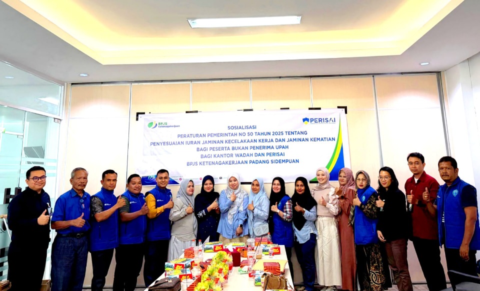 BPJS Ketenagakerjaan Padangsidimpuan Perkuat Agen Perisai Untuk Perlindungan Pekerja Informal
