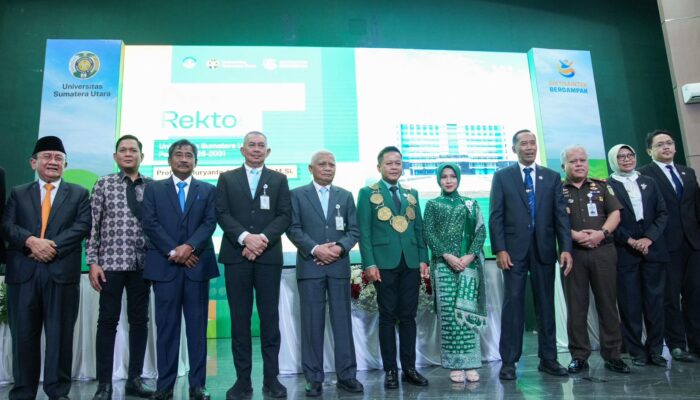 Wali Kota Binjai Hadiri Pelantikan Rektor Universitas Sumatera Utara