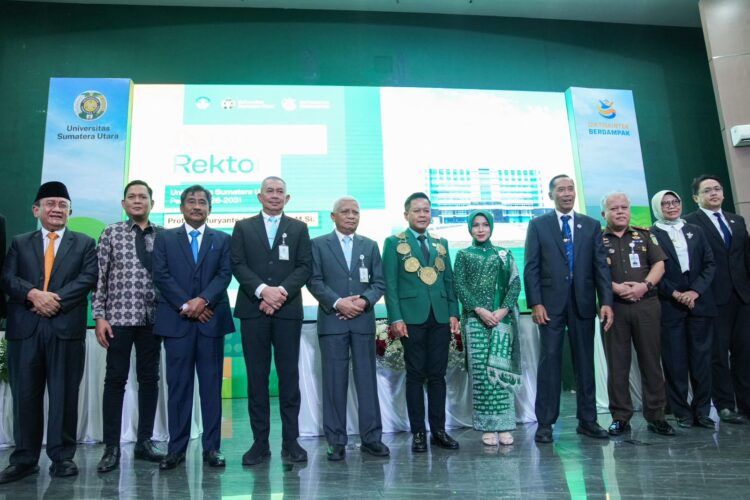 Wali Kota Binjai Hadiri Pelantikan Rektor Universitas Sumatera Utara