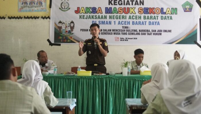 Judi Online Masuk Sekolah, Kejari Abdya Alarmkan Bahayanya Ke Pelajar