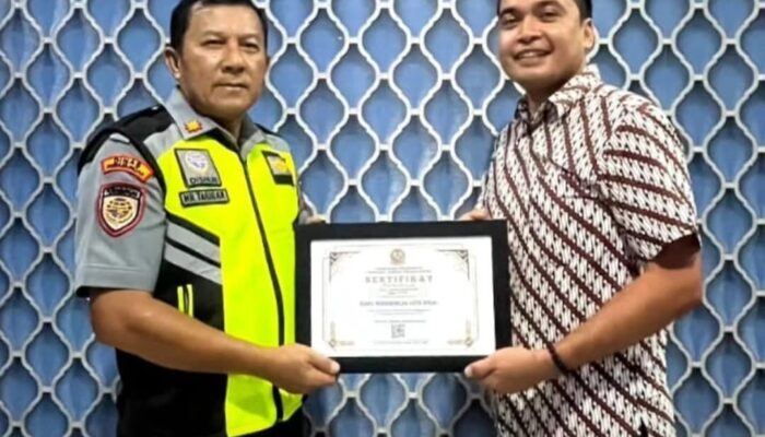Dishub Kota Binjai Raih Penghargaan Kemenhub atas Komitmen Keselamatan Perlintasan Sebidang KA