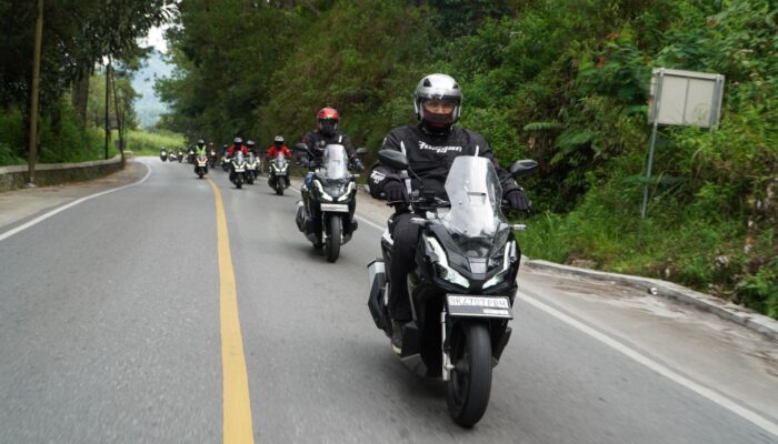 Taklukkan Puncak Merga Silima, Sumut Honda Bikers Bersatu Di Fun Motour Camp 2026