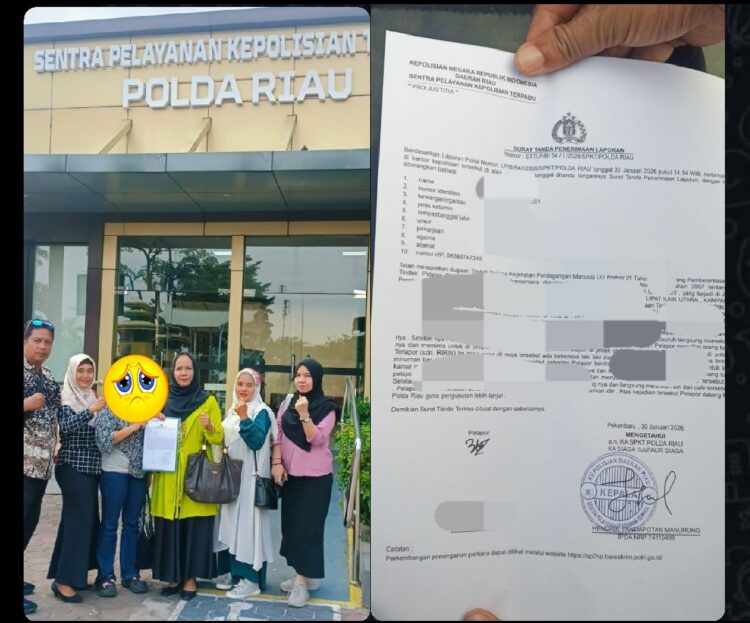 AMPK TPPO dan Posbakum Aisyiyah Riau Laporkan Dugaan TPPO ke Polda Riau, Korban Anak di Bawah Umur dari Medan