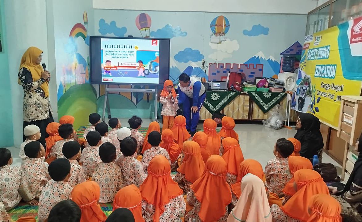 Honda Edukasi Safety Riding Siswa TK Aisyiyah Siantar