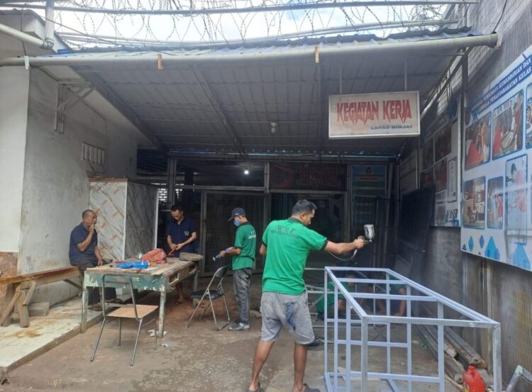 Lapas Kelas IIA Binjai Sediakan Alat Pengelasan Listrik dan Ukir Kayu Bagi Warga Binaan