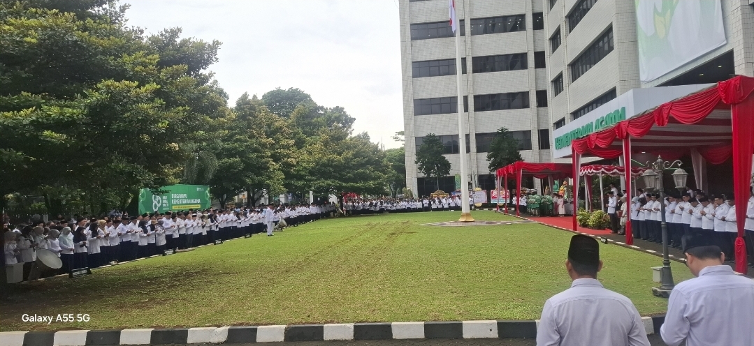 Soal Kedaulatan AI, Ini Pesan Menag Nasaruddin Umar di Upacara HAB ke-80 Kemenag