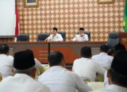 Pimpin Rakor Kakanwil Kemenagsu Tekankan Kedisiplinan Dan Kinerja Pegawai