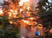 Satu Rumah Kosong Di Kampung Ratawali Aceh Tengah Hangus Terbakar