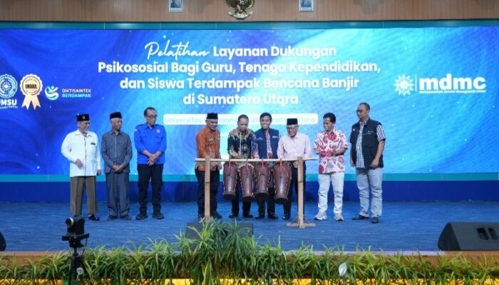 MDMC Gandeng UMSU Gelar Pelatihan Layanan Dukungan Psikososial Terdampak Banjir Di Sumut