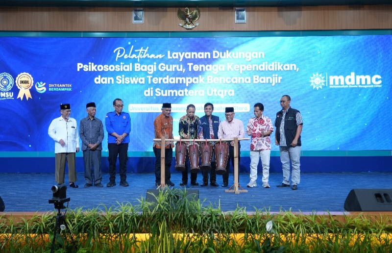 MDMC Gandeng UMSU Gelar Pelatihan Layanan Dukungan Psikososial Terdampak Banjir Di Sumut