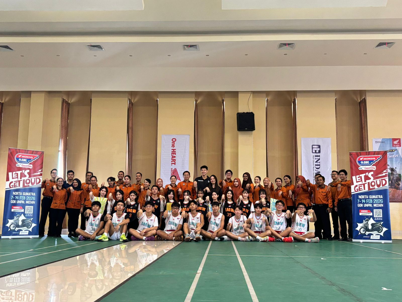 Roadshow Honda DBL 2026 Sambangi Dua Sekolah