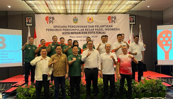 KONI Medan Dukung Penuh Cabor Padel