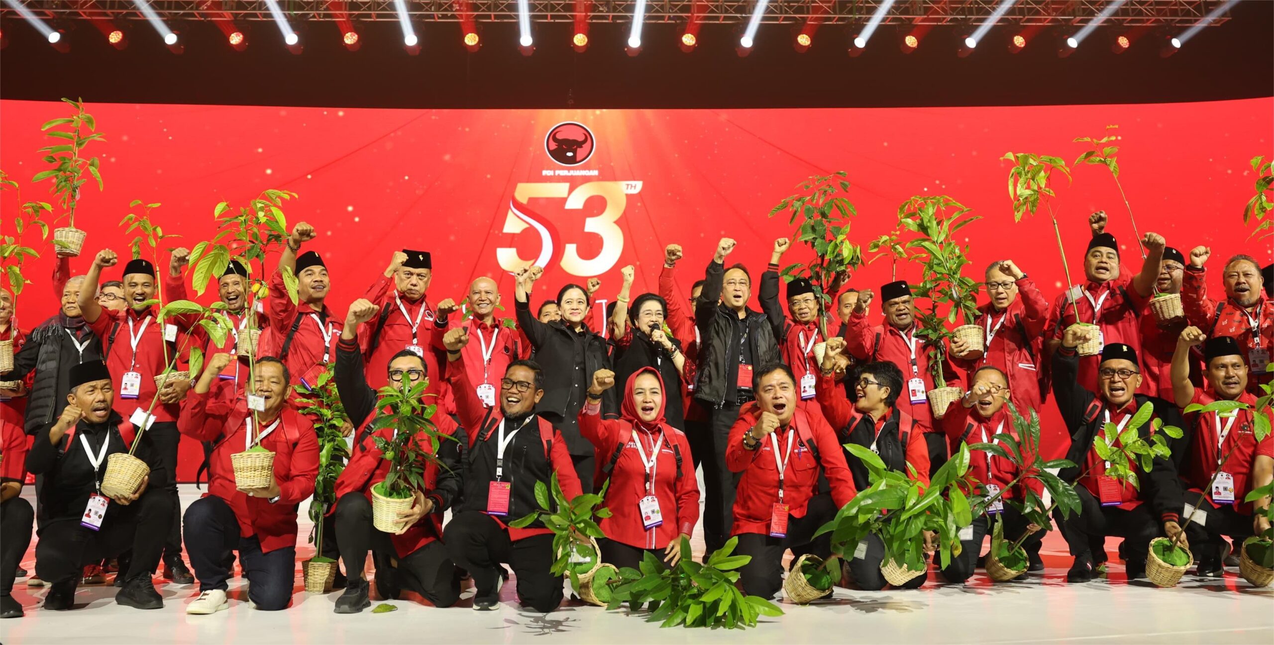 Tutup Rakernas I PDI Perjuangan, Megawati Tegaskan Penolakan Pilkada Tidak Langsung