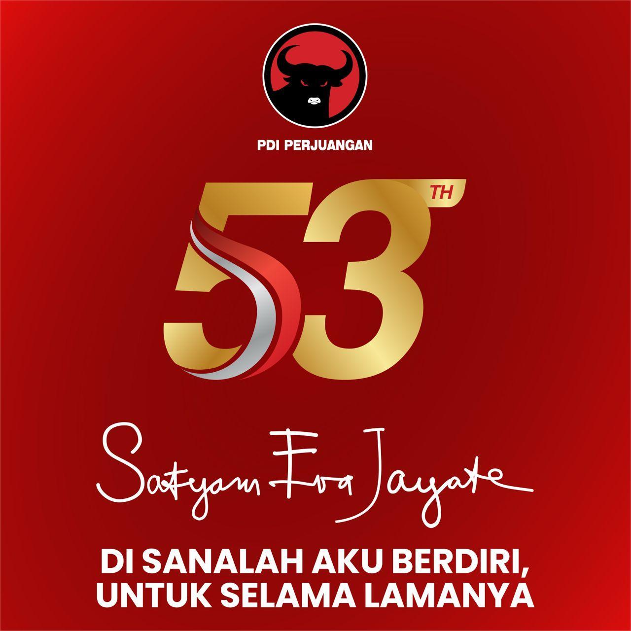 PDIP Rayakan HUT Ke-53 Dan Rakernas Di Ancol, Jakarta