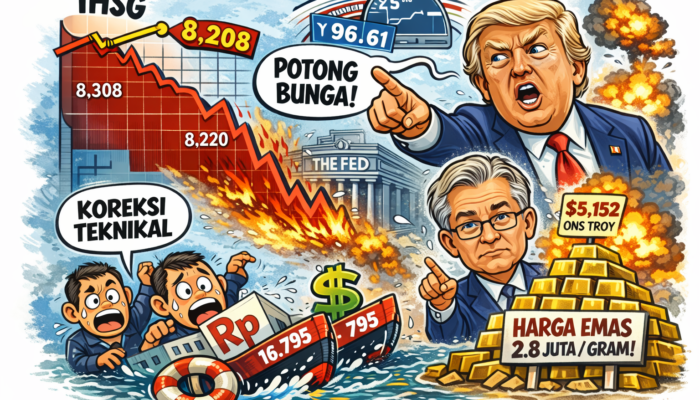 IHSG Kembali Melemah Setelah Dibuka Menguat, Pasar Alami Koreksi Teknikal