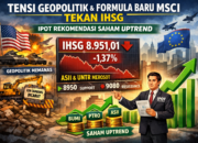 Tensi Geopolitik dan Formula Baru MSCI Tekan IHSG, IPOT Rekomendasi Saham-saham Uptrend