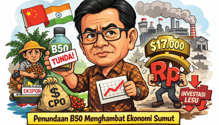 Penundaan Penerapan B50 Dinilai Hambat Optimalisasi Pertumbuhan Ekonomi Sumut