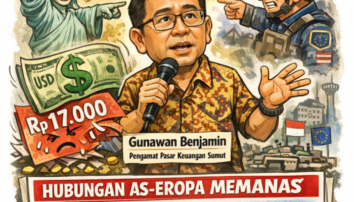 Hubungan AS–Eropa Memanas, Harga Emas Cetak Rekor Baru, Rupiah Melemah