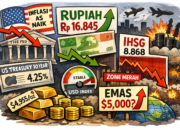 Data AS Sesuai Ekspektasi, Rupiah Menguat Namun IHSG Tertekan