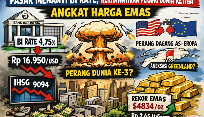 Pasar Nantikan Keputusan BI Rate, Diproyeksikan BI Pertahankan Suku Bunga